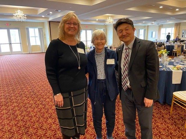 Chancellor Ryoo, Sally Pearce, and Jean Wolf
